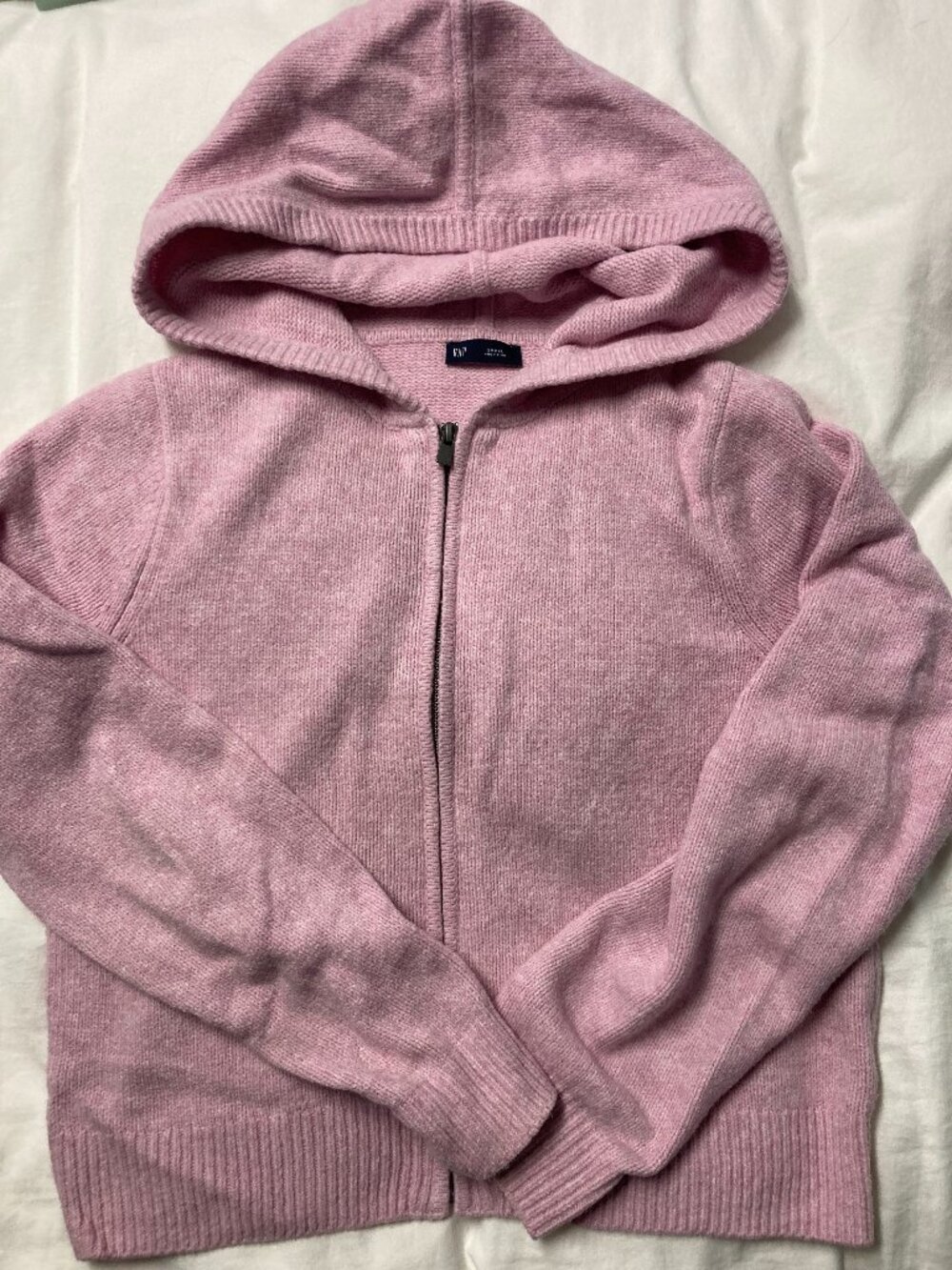 Gap CashSoft Sweater Zip Hoodie Pink Small